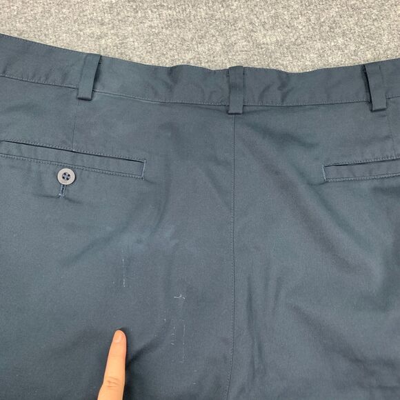 Nike Golf Short Mens 40 Navy Tech Chino Flat Front Dri Fit Stretch Moisture Wick - Picture 10 of 15